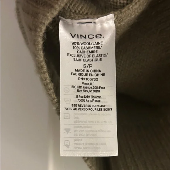 Vince Crewneck Sweater Sage Green - Picture 4 of 4